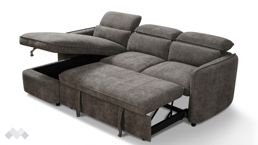 Ъглов диван Ерго универсален кафяв - изглед 6