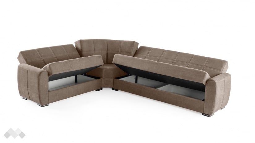 Ъглов диван Гранд универсален ъгъл кафяв - изглед 8 - МебелМаг Ъглов диван Гранд универсален ъгъл кафяв - изглед 8