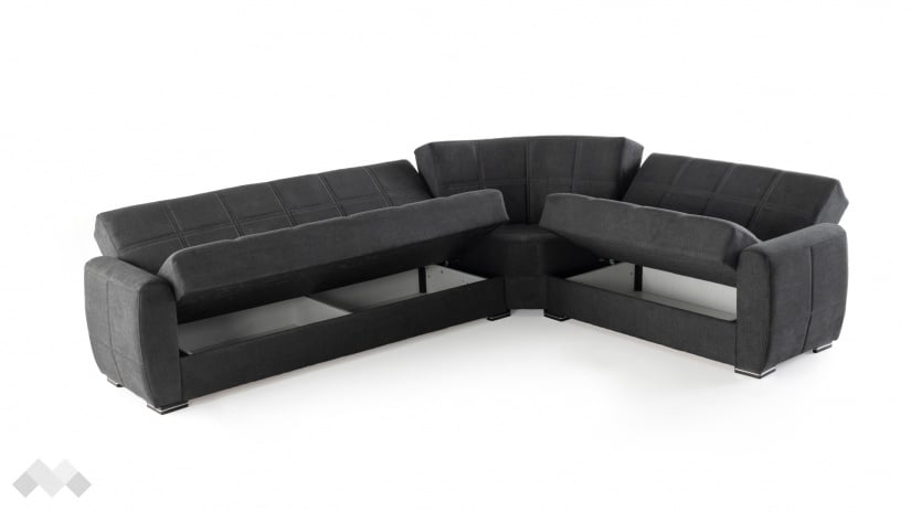 Ъглов диван Гранд универсален ъгъл сив - изглед 5 - МебелМаг Ъглов диван Гранд универсален ъгъл сив - изглед 5