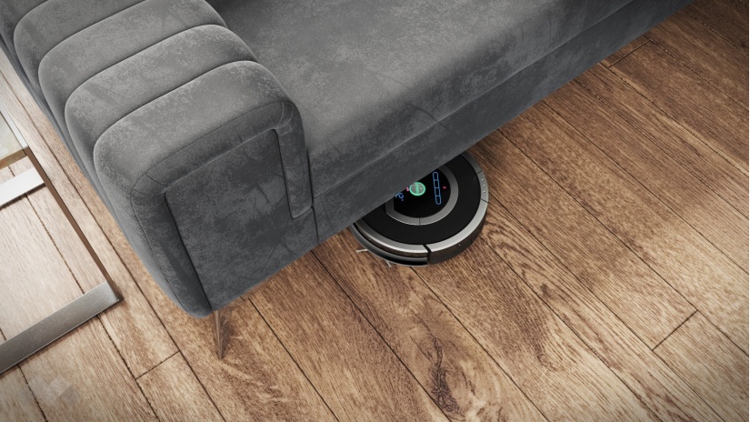 Ъглов диван Монблан с посока сив - изглед 3