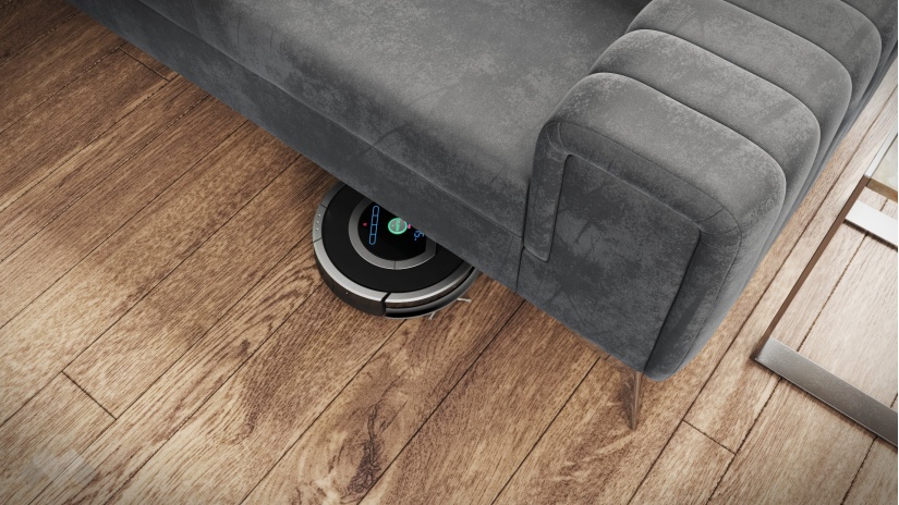 Ъглов диван Монблан с посока сив - изглед 3