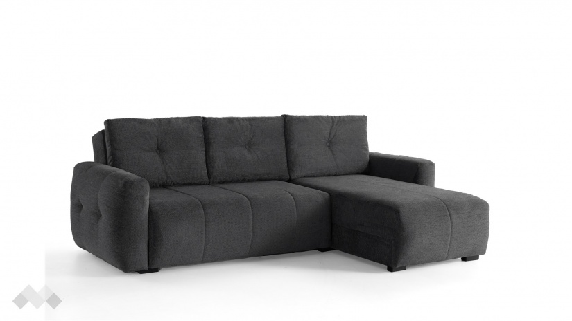 Ъглов диван Ролин Покет универсален ъгъл графит - изглед 5 - МебелМаг Ъглов диван Ролин Покет универсален ъгъл графит - изглед 5