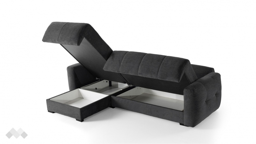 Ъглов диван Ролин Покет универсален ъгъл графит - изглед 8 - МебелМаг Ъглов диван Ролин Покет универсален ъгъл графит - изглед 8