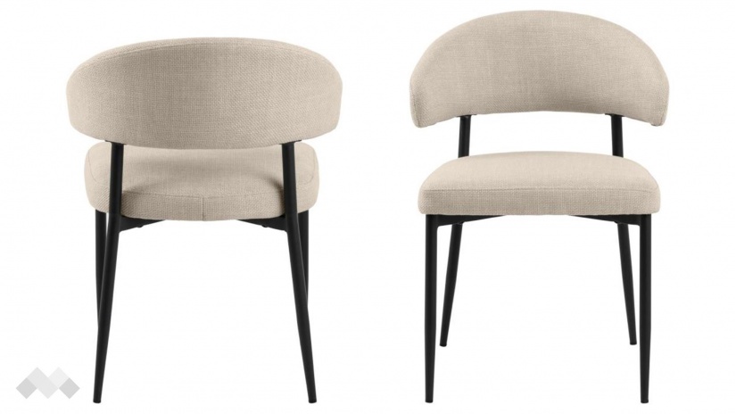 Трапезен стол Едина бежов - изглед 1